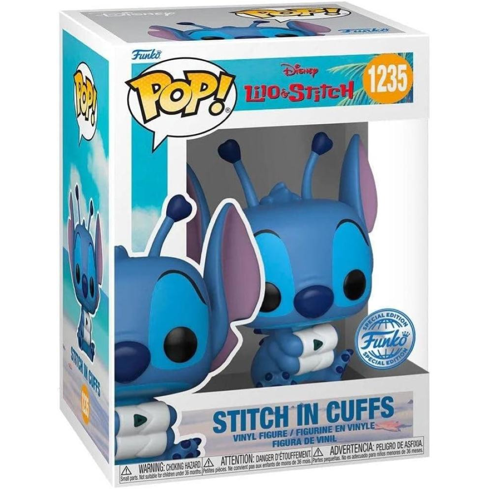 Funko Pop Disney: Lilo & Stitch - Vinyl Figure 1235 Stitch In Cuffs 9cm 31/01/24