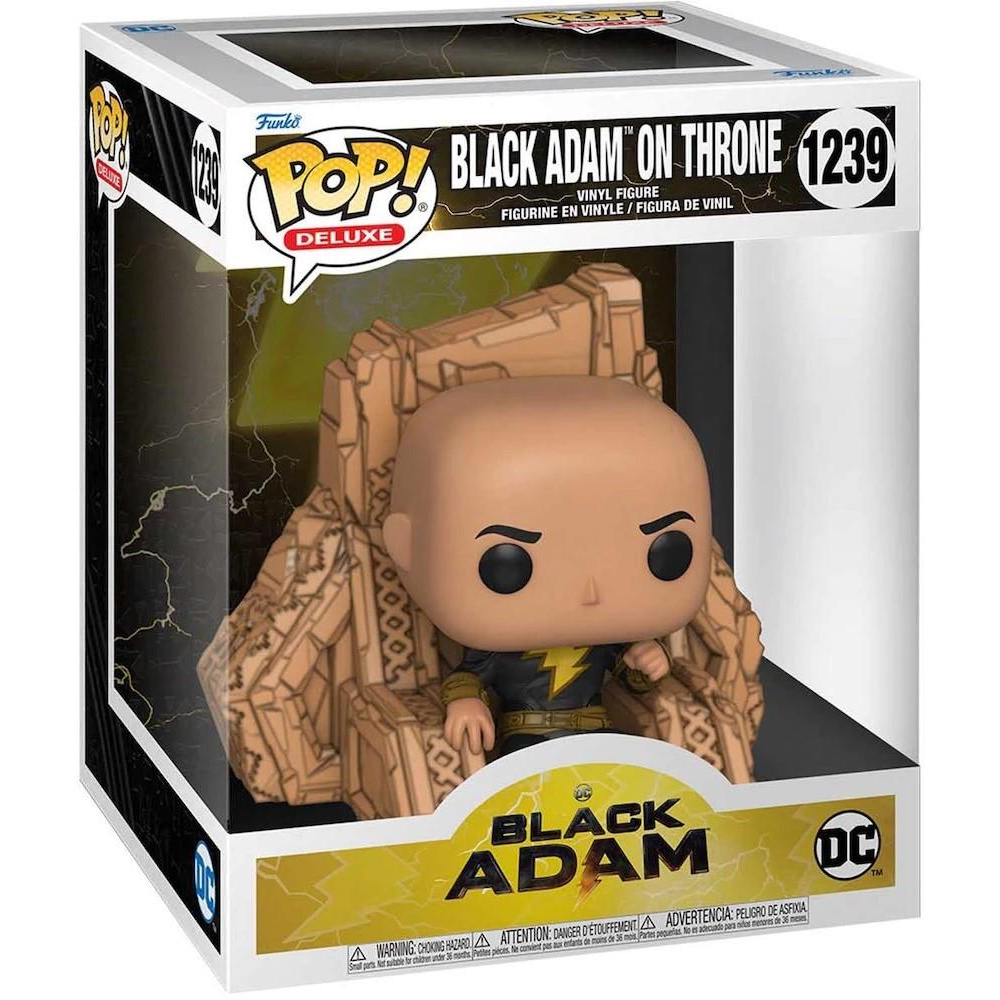 Funko Pop Black Adam - Vinyl Figure Deluxe 1239 Black Adam On Throne*