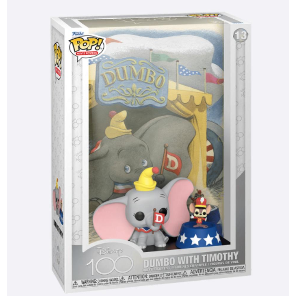 Funko Pop Disney: 100Th Anniversary - Pop Funko Movie Poster Vinyl Figure 13 Dumbo 9Cm*