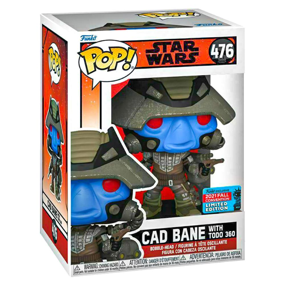 Funko Pop Star Wars - Funko Pop Vinyl Figure 476 Cad Bane W/Todo Nycc/Fall Con. 9Cm*