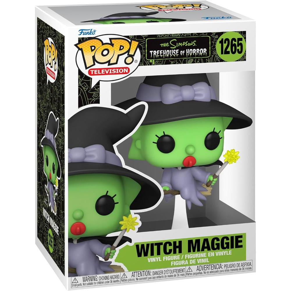 Funko Pop The Simpsons: Treehouse Of Horror - Pop Funko Vinyl Figure 1265 Witch Maggie 9Cm*