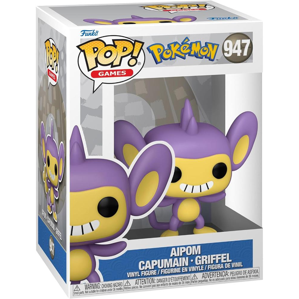 Funko Pop Pokemon - Vinyl Figure 947 Aipom (Emea) 9Cm 31/01/24
