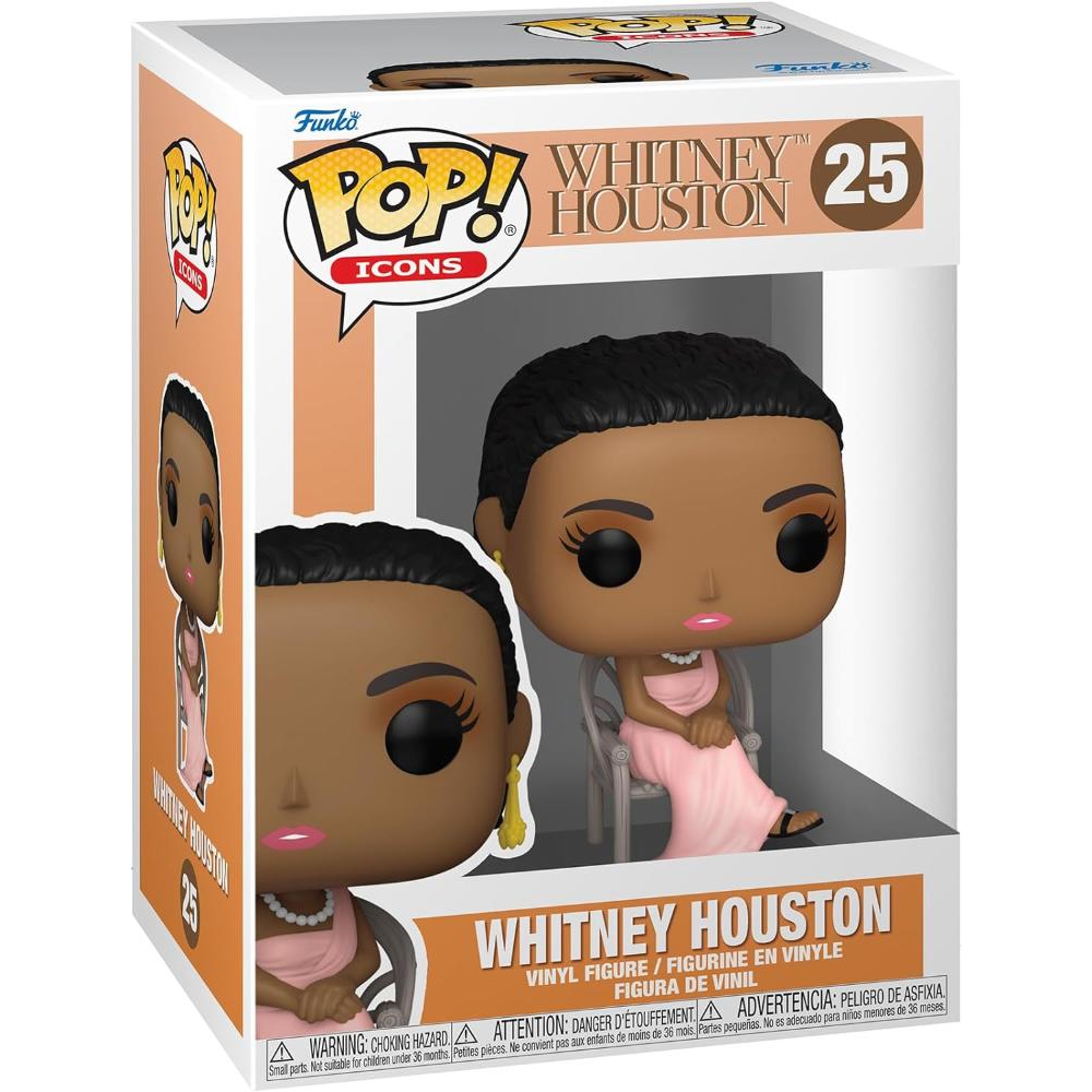 Funko Pop Pop Icons - Pop Funko Vinyl Figure 25 Whitney Houston Debut 9Cm*