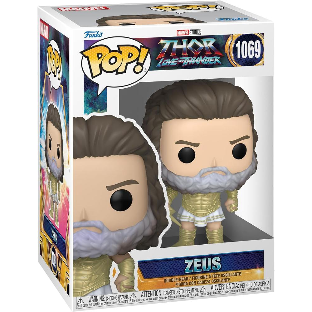 Funko Pop Marvel - Thor: Love & Thunder - Pop Funko Vinyl Figure 1069 Zeus 9Cm*