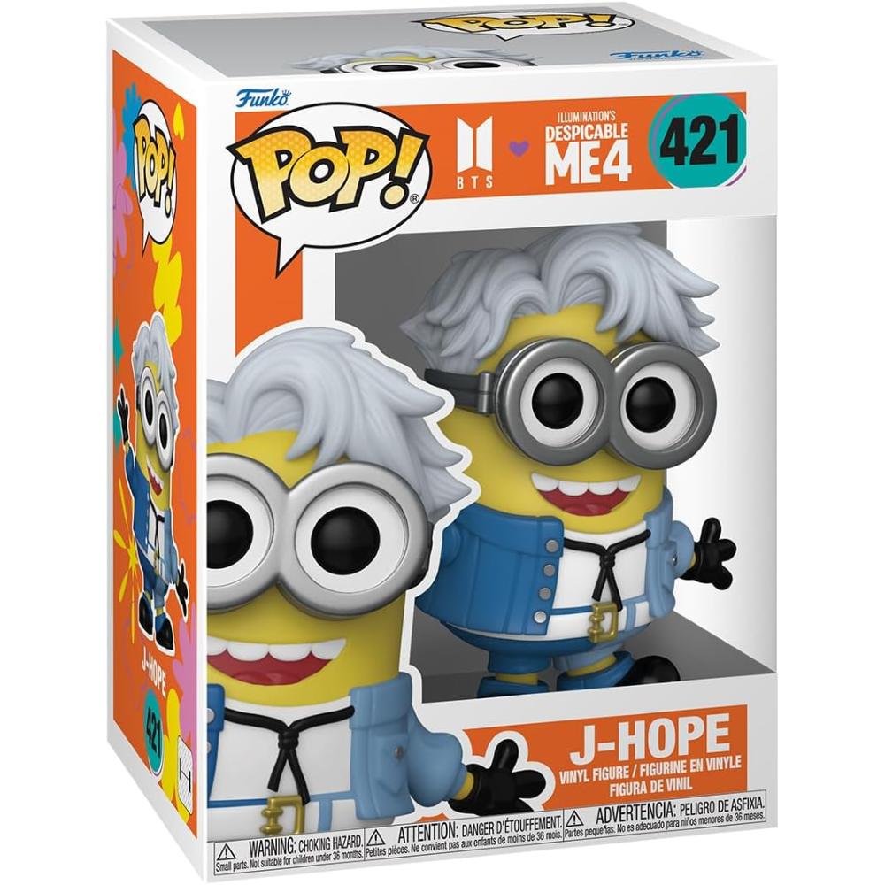 Funko Pop Cattivissimo Me X Bts - Vinyl Figure 421 J-Hope 9cm 30/09/24