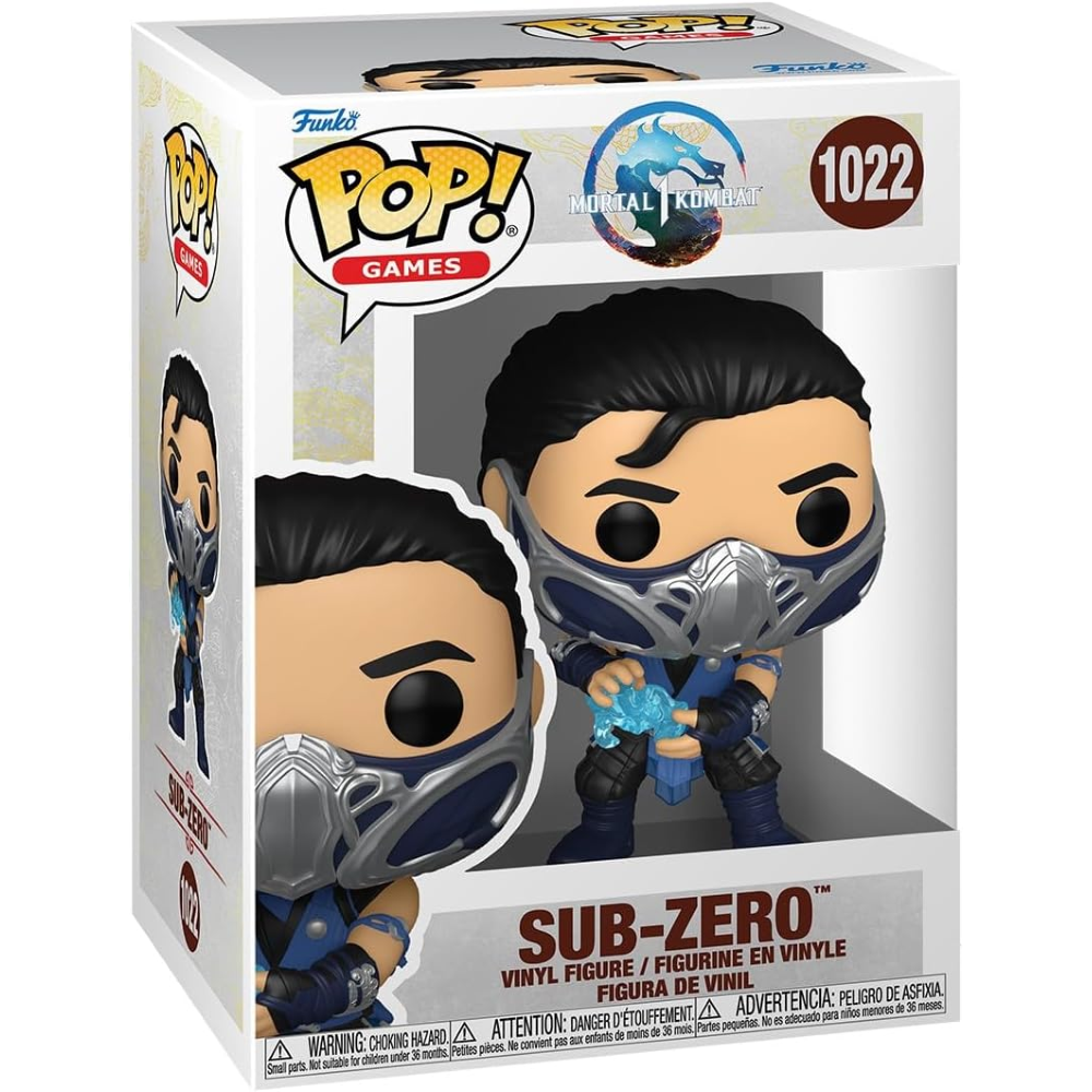 Funko Pop Mortal Kombat Vinyl Figure 1022 Sub Zero 9cm 30/09/24