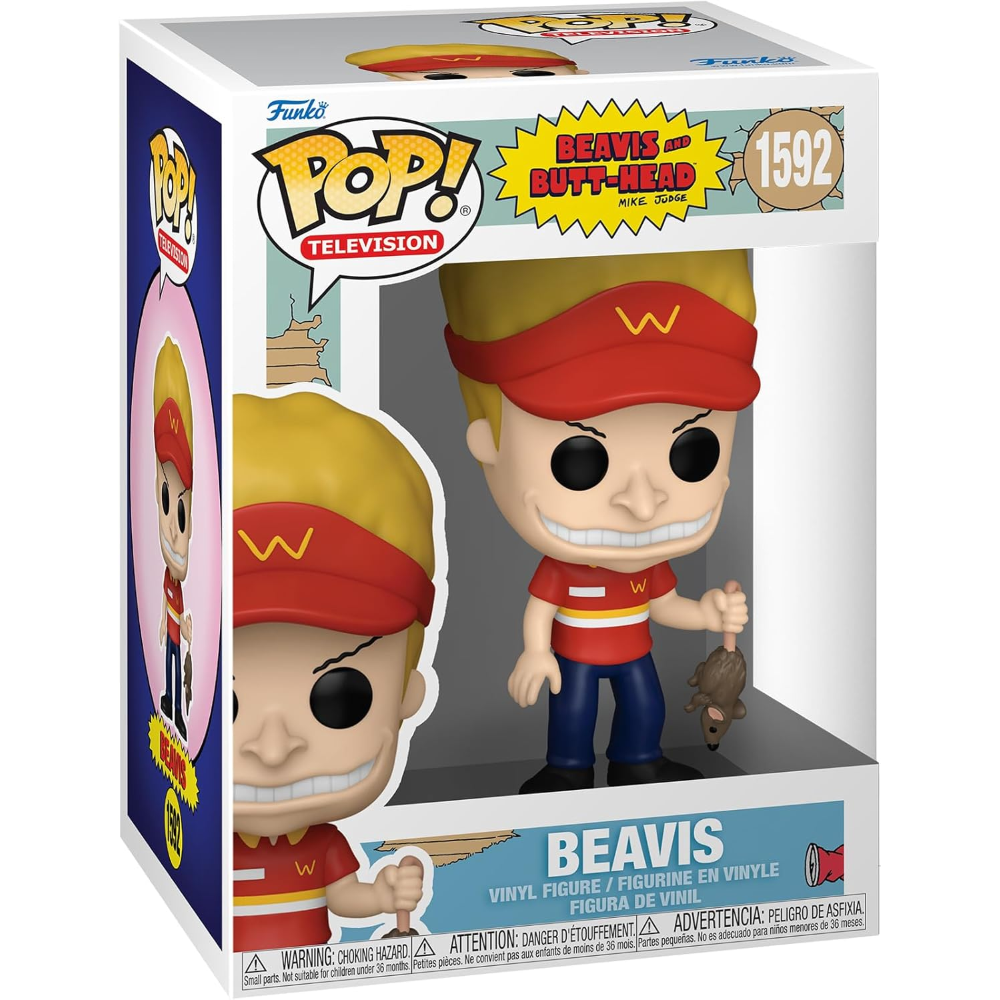 FUNKO POP BEAVIS & BUTT-HEAD - POP FUNKO VINYL FIGURE 1592 BEAVIS 9CM 30/09/24