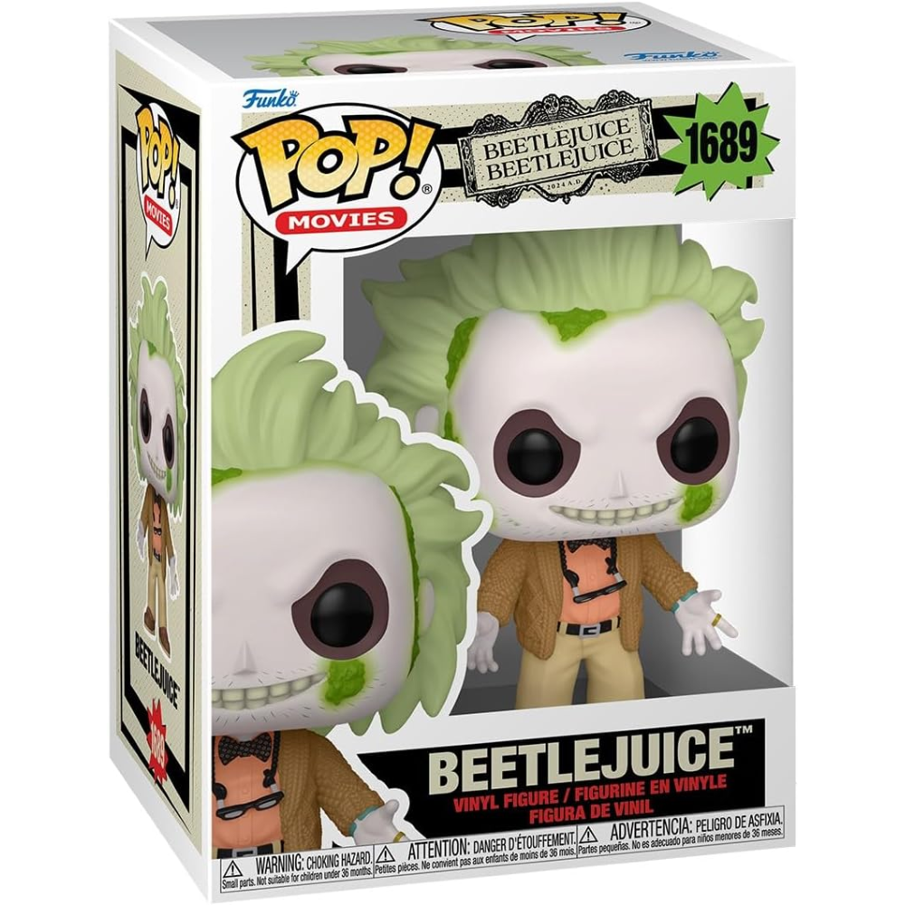 Funko Pop Beetlejuice - Vinyl Figure 1689 Beetlejuice 9cm 30/09/24