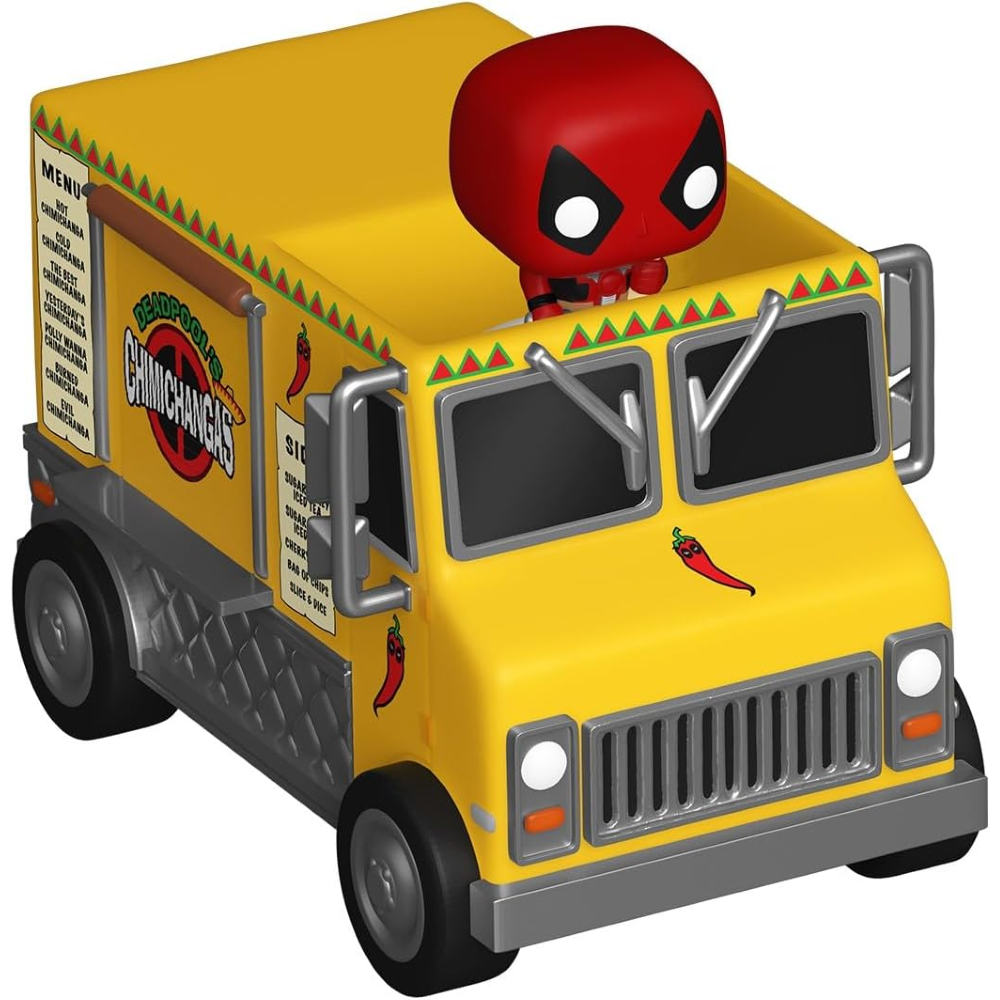 Funko Bitty Pop 83625 - Marvel - Funko Bitty Pop Ride Vinyl Figure - Deadpool W/Chimichanga Truck