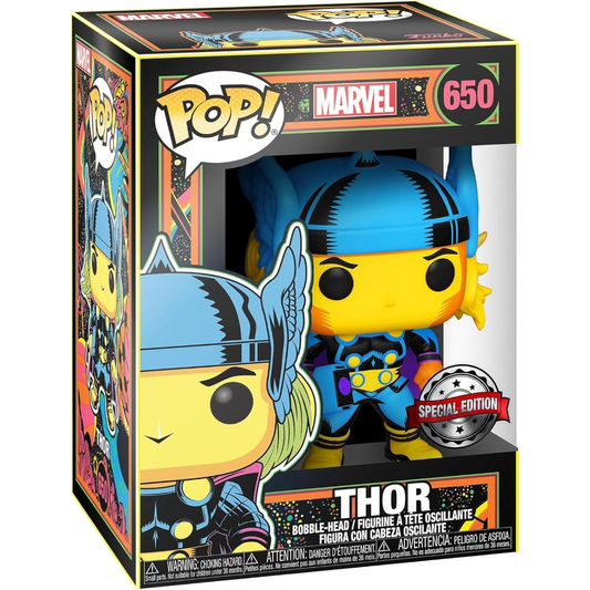 Funko Pop Marvel: Black Light - Vinyl Figure 650 Thor 9cm