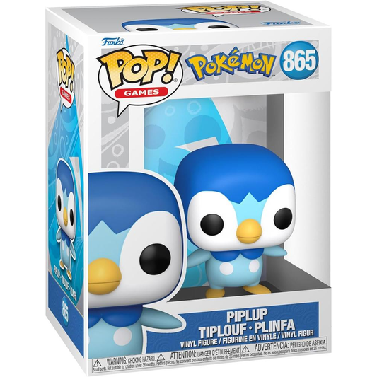 Funko Pop Pokemon - Vinyl Figure 865 Piplup (Emea) 9Cm