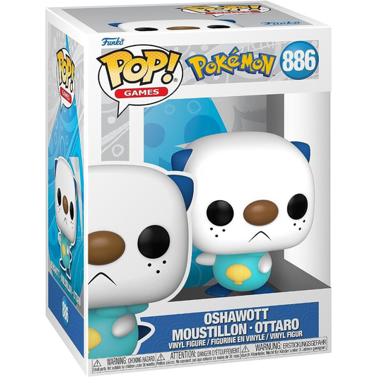 Funko Pop Pokemon - Vinyl Figure 886 Oshawott (Emea) 9Cm