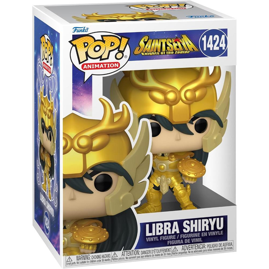 Funko Pop Saint Seiya - Vinyl Figure 1424 Gold Lybra Shiryu 9Cm
