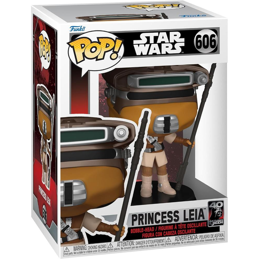 Funko Pop Star Wars: Return Of The Jedi 40th Anniversary - Vinyl Figure 606 Leia (Boushh) 9cm