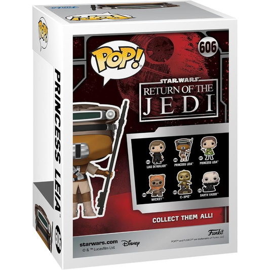 Funko Pop Star Wars: Return Of The Jedi 40th Anniversary - Vinyl Figure 606 Leia (Boushh) 9cm