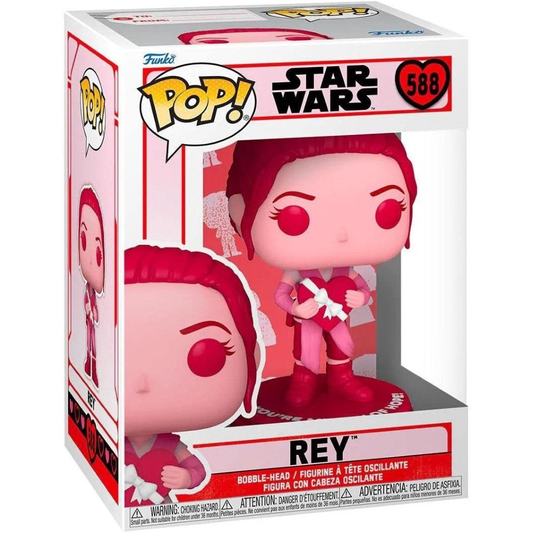 Funko Pop Star Wars: Valentines - Vinyl Figure 588 Rey 9cm