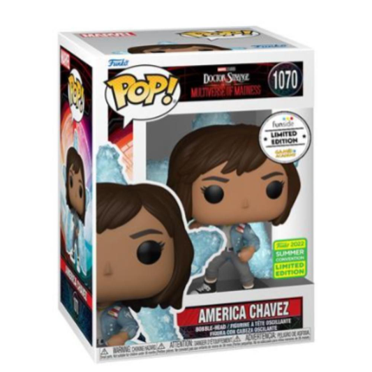 Funko Pop Marvel: Doctor Strange In The Multiverse Of Madness - Vinyl Figure 1070 America Chavez - Ga Excl Sdcc 2022*