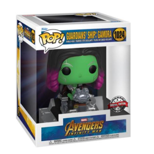 Funko Pop Marvel: Guardians Of The Galaxy Vinyl Figure 1024 Deluxe Ship Gamora Ga Excl*
