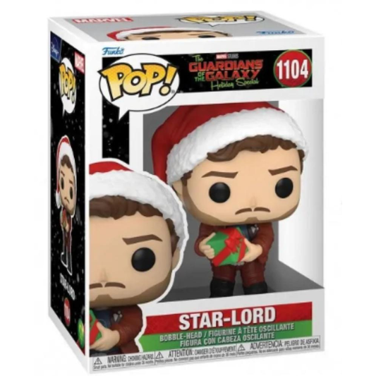 Funko Pop Marvel: Holiday Special - Guardians Of The Galaxy - Pop Funko Vinyl Figure 1104 Star-Lord 9Cm*