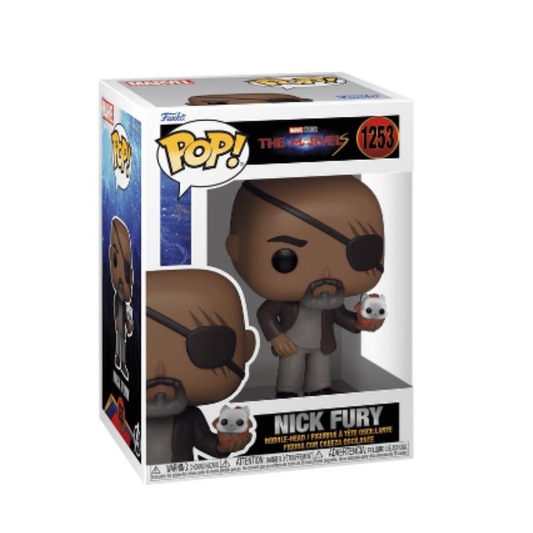 Funko Pop Marvel: The Marvels - Pop Funko Vinyl Figure 1253 Nick Fury 9Cm*