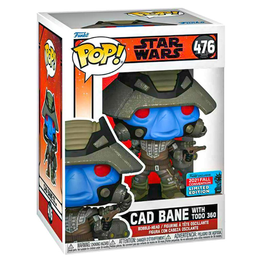 Funko Pop Star Wars - Funko Pop Vinyl Figure 476 Cad Bane W/Todo Nycc/Fall Con. 9Cm*