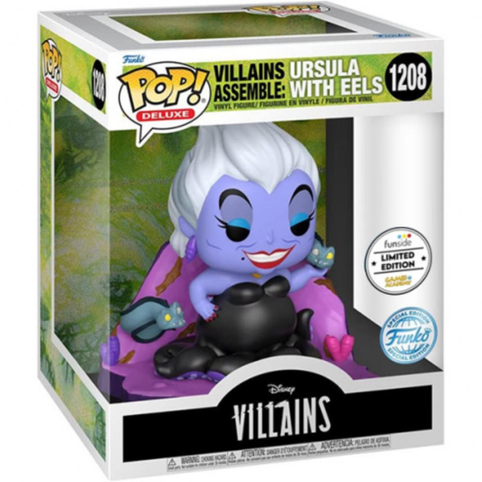 Funko Pop Disney: Villains - Pop Funko Deluxe Vinyl Figure 1208 Ursula (Assemble) Ga Excl*