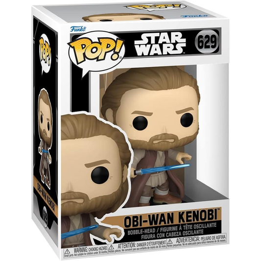 Funko Pop Star Wars: Obi-Wan Kenobi S2 - Pop Funko Vinyl Figure 629 - Obi-Wan (Battle Pose) 9cm