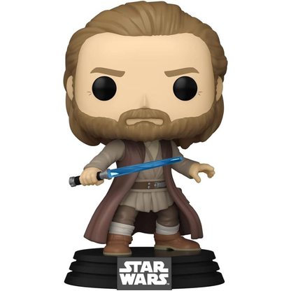 Funko Pop Star Wars: Obi-Wan Kenobi S2 - Pop Funko Vinyl Figure 629 - Obi-Wan (Battle Pose) 9cm