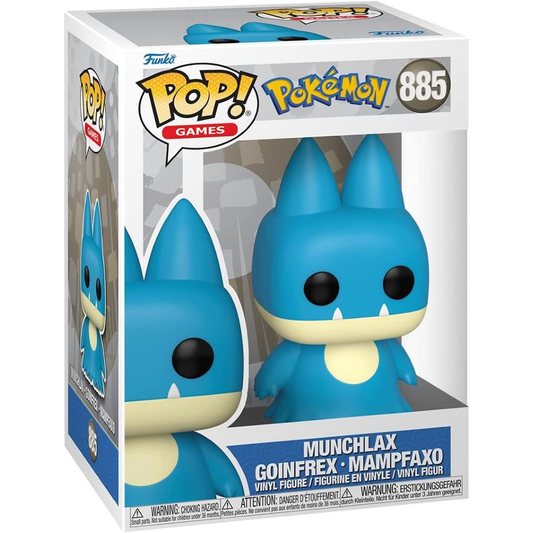 Funko Pop Pokemon - Vinyl Figure 885 Munchlax (Emea) 9Cm 31/01/24