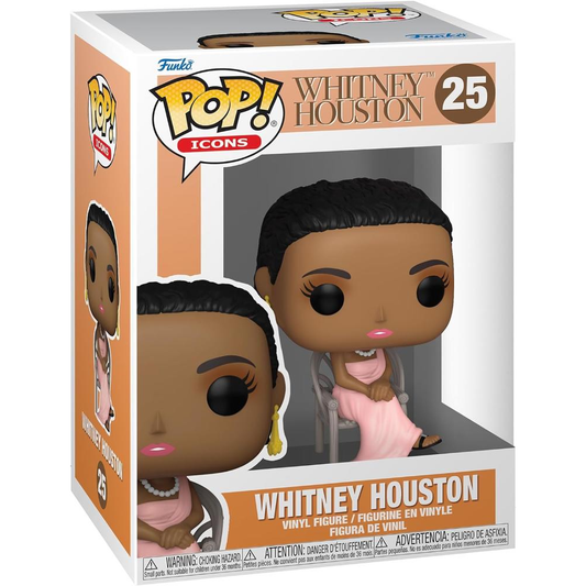 Funko Pop Pop Icons - Pop Funko Vinyl Figure 25 Whitney Houston Debut 9Cm*