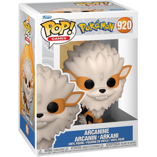 Funko Pop Pokemon - Vinyl Figure 920 Arcanine 9Cm
