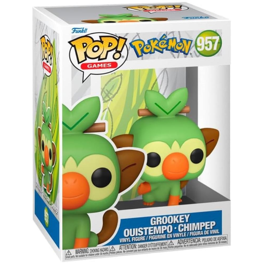 Funko Pop Pokemon - Vinyl Figure 957 Grookey (Emea) 9Cm  31/03/24