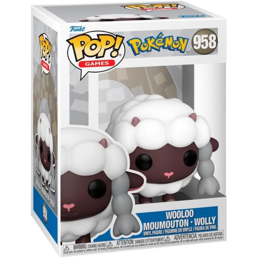 Funko Pop Pokemon - Vinyl Figure 958 Wooloo (Emea) 9Cm  31/03/24