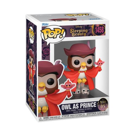 Funko Pop Disney: Sleeping Beauty 65Th Anniversary - Vinyl Figure 1458 Owl As Prince 9Cm 30/06/24