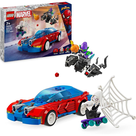 LEGO Auto da corsa di Spider-Man e Venom Goblin 76279