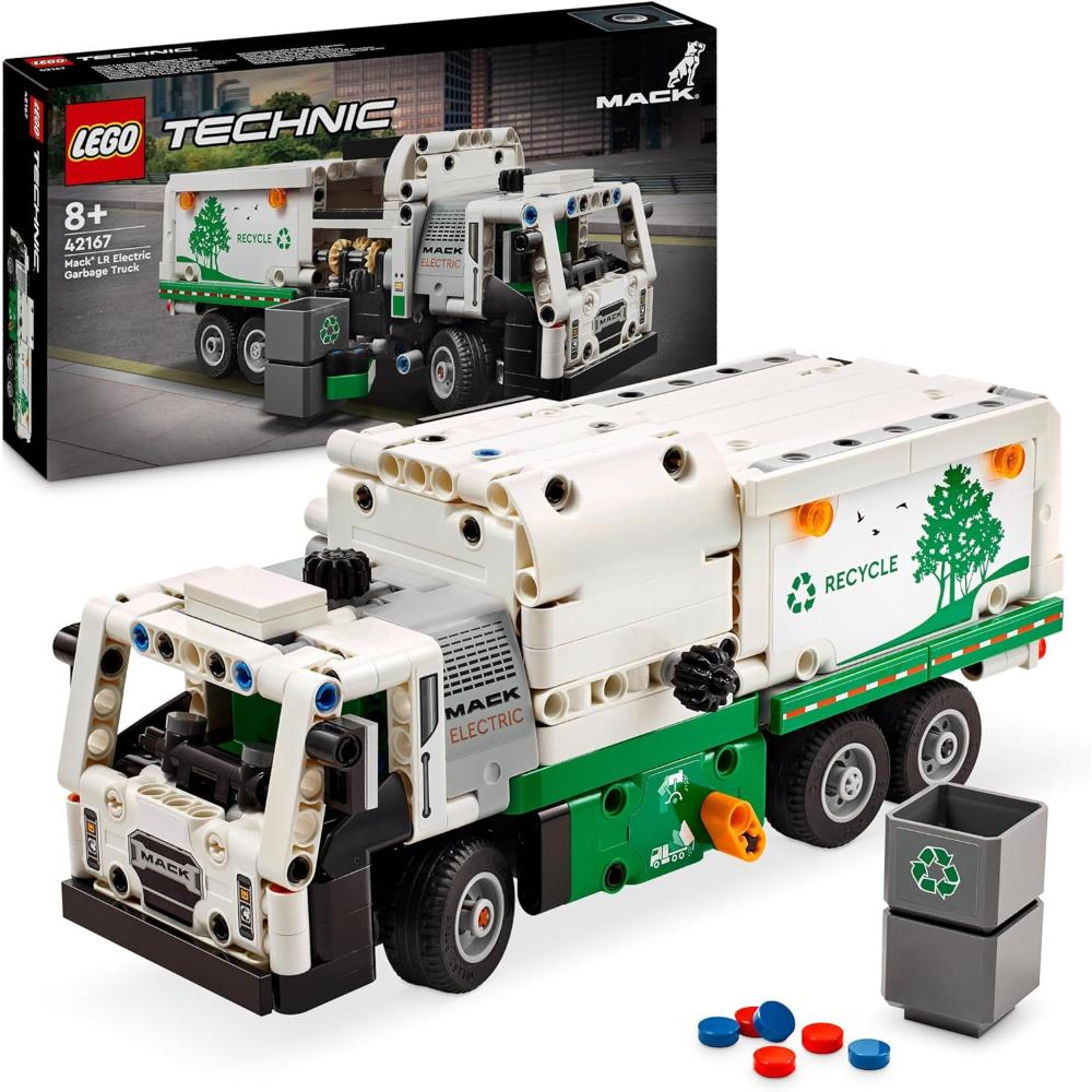 LEGO Camion della spazzatura Mack® LR Electric 42167