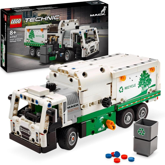 LEGO Camion della spazzatura Mack® LR Electric 42167