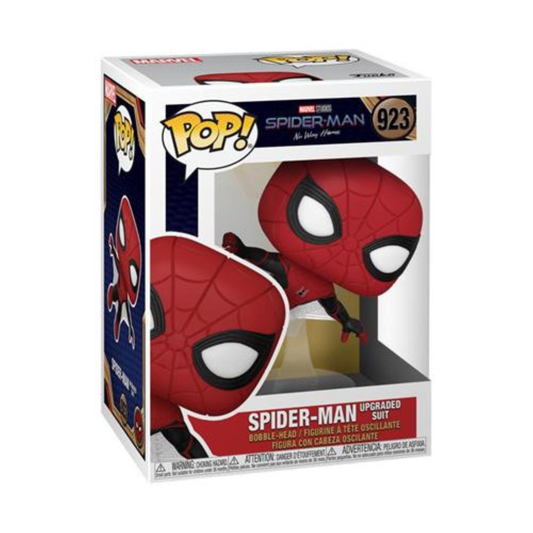 Funko Pop Marvel: Spider-Man: No Way Home - Pop Funko Vinyl Figure 923 Spider-Man (Upgraded Suit) 9Cm