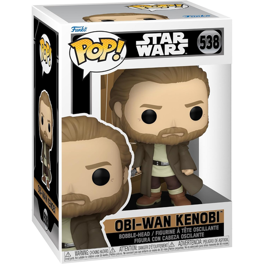 Funko Pop Star Wars: Obi-Wan Kenobi - Pop Funko Vinyl Figure 538 Obi-Wan Kenobi 9Cm