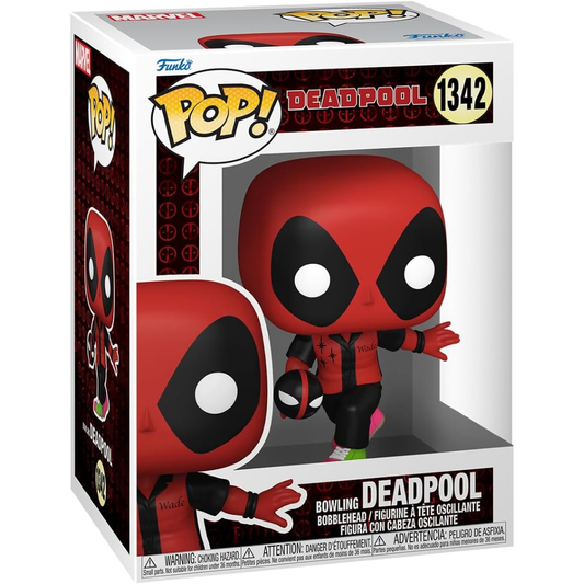 Funko Pop Marvel: Deadpool - Pop Vinyl - 1342 Bowling Deadpool 9Cm