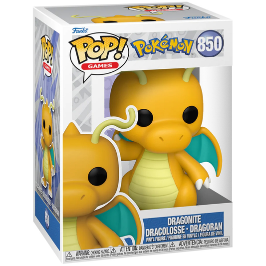 Funko Pop Pokemon - Vinyl Figure 850 Dragonite 9Cm
