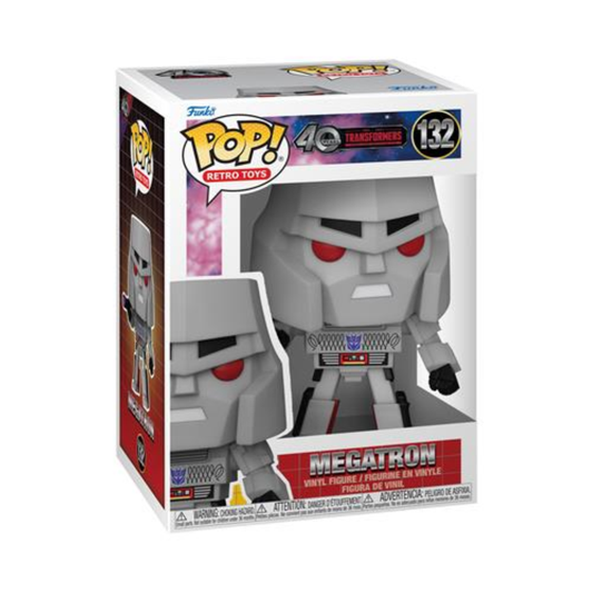Funko Pop Transformers: Generation 1 - Vinyl Figure 132 Megatron 9cm 31/07/24