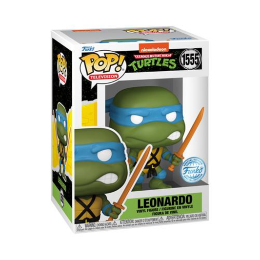 Funko Pop Teenage Mutant Ninja Turtles Retro - Vinyl Figure 1555 Leonardo Regular 9cm 31/07/24