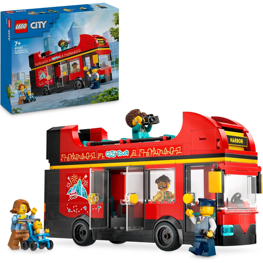 LEGO Autobus turistico rosso a due piani 60407