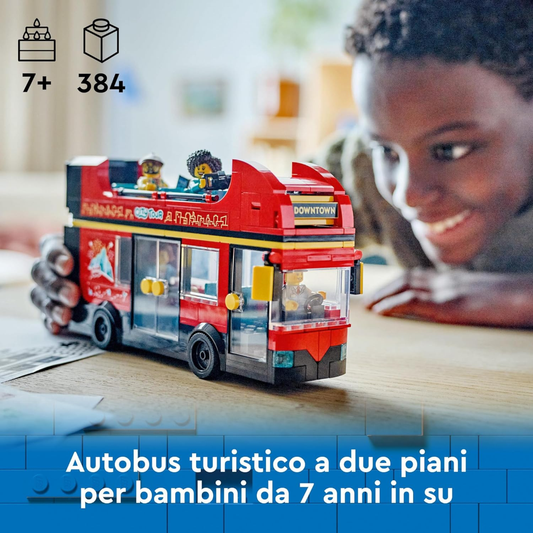 LEGO Autobus turistico rosso a due piani 60407