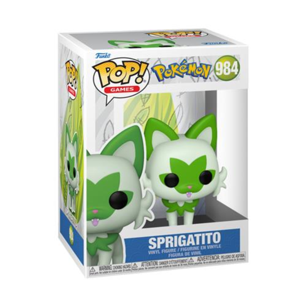 Funko Pop Pokemon - Vinyl Figure 984 Sprigatito (Emea) 9cm 31/08/24