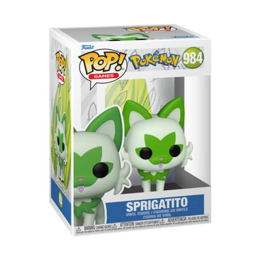 Funko Pop Pokemon - Vinyl Figure 984 Sprigatito (Emea) 9cm 31/08/24
