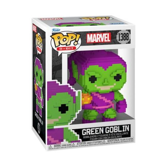 Funko Pop Marvel : 8-Bit - Vinyl Figure 1388 Green Goblin 9cm 31/08/24