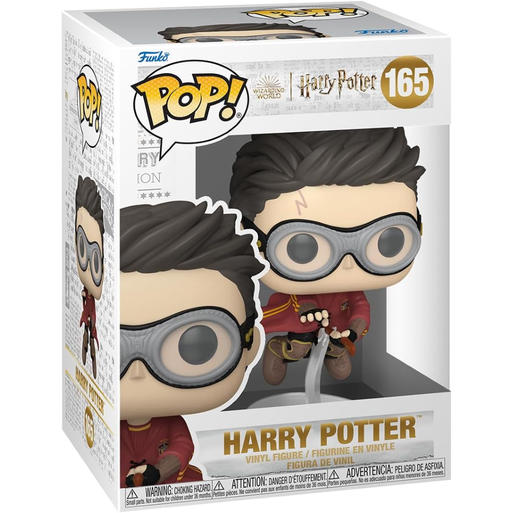Funko Pop Harry Potter: Prisoner Of Azkaban - Vinyl Figure 165 Harry W/Broom (Quidditch) 9Cm 30/06/24