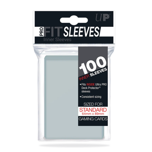 Ultra-Pro 82712 - Pro Fit - 100 Buste Trasp. Per Doppia Protezione